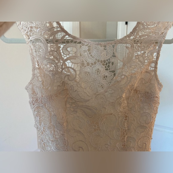 Francesca’s Crocheted Lace Dress - Ivory - Picture 3 of 3